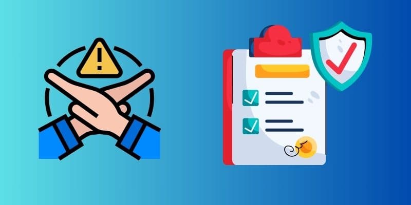 Điều khoản điều kiện về các hành vị bị cấm ở nền tảng 